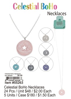 Celestial BoHo Necklaces
